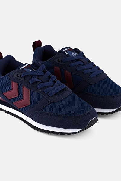 hummel Kids Boy Monaco 86 Lace up Sports Shoes, Navy Blue