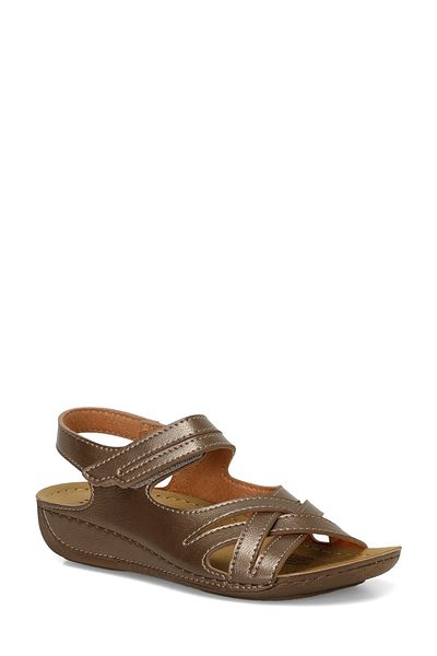 Polaris 164343.Z4FX Bronze Comfort Women's Sandals