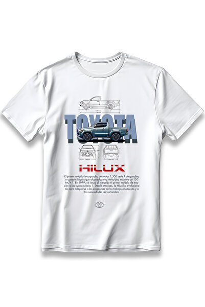 EZG Business TOYOTA HILUX T-Shirt Unisex %100 Cotton Pamuklu Rahat Regular Ba...