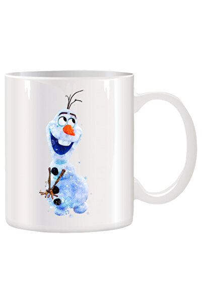 OEM Cana albă personalizată Olaf omul de zăpadă Disney Frozen, INOVATIX. 330 ml
