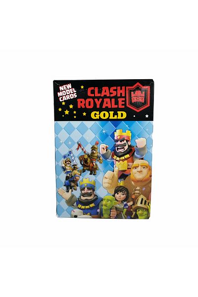 Depox Set of 200 Clash Royale cards, hardcover, multicolor series 6