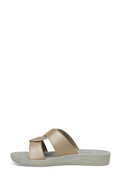 Polaris 405026.Z4FX Altın Kadın Terlik