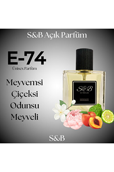 Stay Bless S&B| E-74 (Muadil:X NILO - Narkotik) 50ml Erkek Parfüm