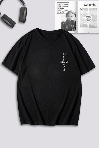 macklin Unisex Ανδρικά Γυναικεία Travis Scott & Cactus Jack με στάμπα ειδικής σχεδίασης Σετ μπλουζάκι και σορτς