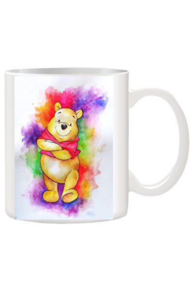 OEM Cana albă personalizată Winnie the Pooh, Disney, INOVATIX. 330 ml