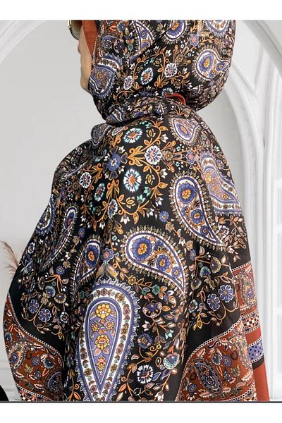 MELİKE SULTAN Buta Patterned Soft Shawl
