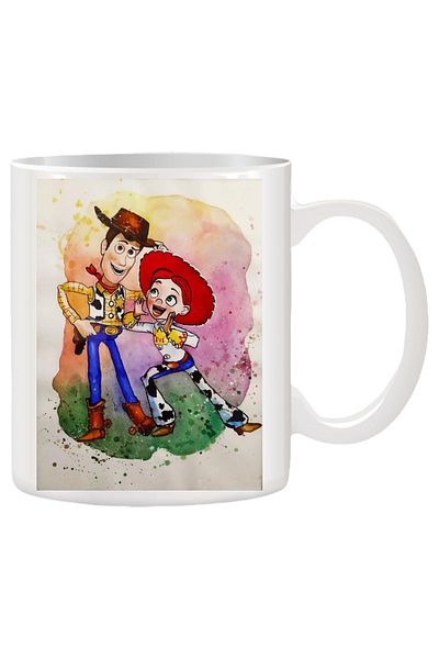 OEM Cana alba personalizata Toy Story, Toy Story, INOVATIX. 330 ml