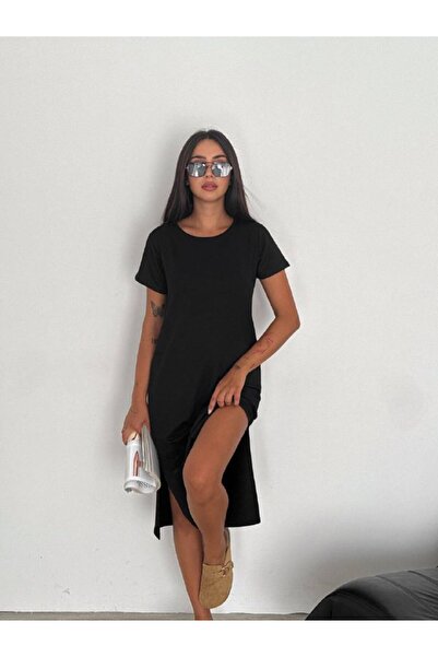 By Kuzey Aras Μένετε Βασικό Μαύρο Φόρεμα