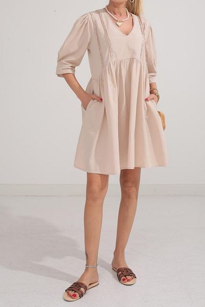 Suzi MINI ROCHIE DETALIE DANTELĂ 100% BUMBAC 1615