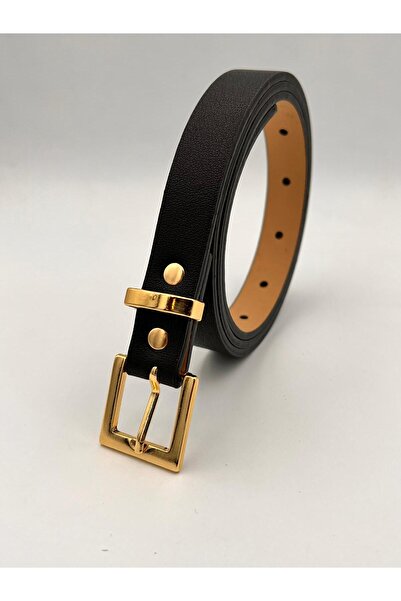 MODAM HİFA 2 cm Curea aurie cu cataramă pentru femei Curea pentru pantaloni Curea pentru rochie Curea pentru cămașă Curea pentru haină