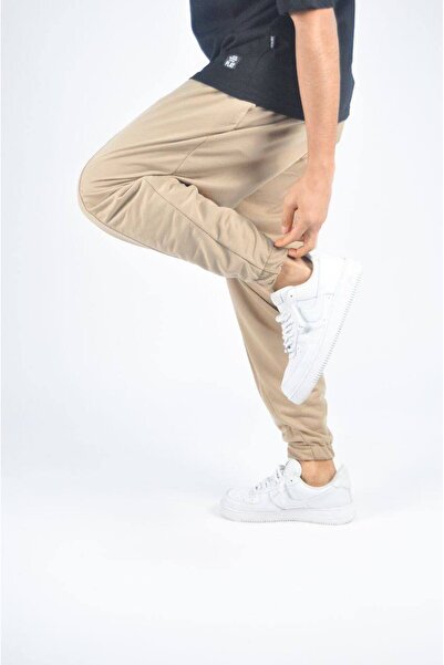 SUPERBLUE Чоловічі штани-шаровари з еластичним поясом, кольору візону