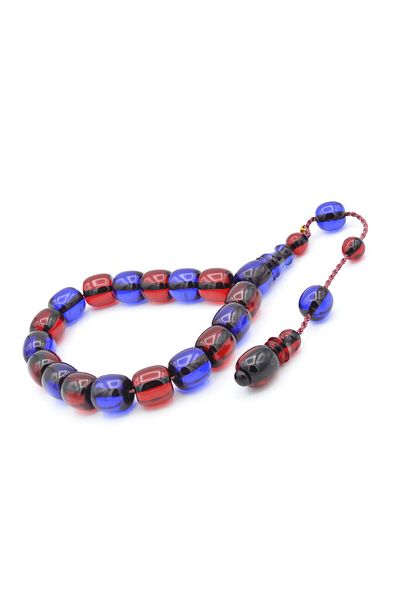Murty99 Enes Abdo Signed Barrel Cut Claret Red Blue Clamping Amber Efe Mascot Rosary