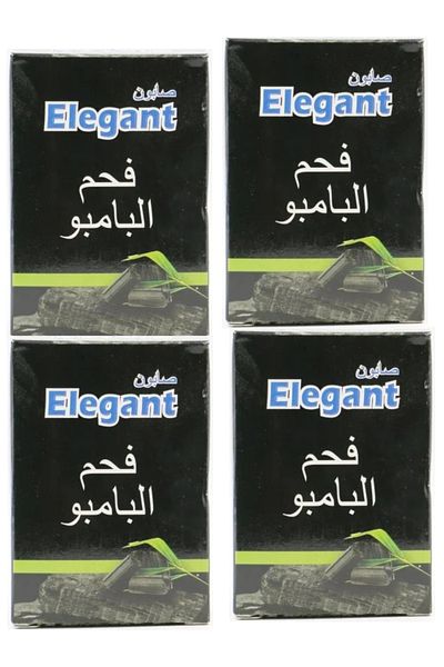 Elegant Elegant Charcoal Lightening Soap 100g 4 pieces