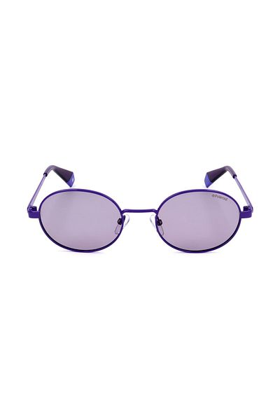 Polaroid ochelari de soare PLD 6066/S-B3V-51 unisex, rotunzi cu lentile polarizate violet