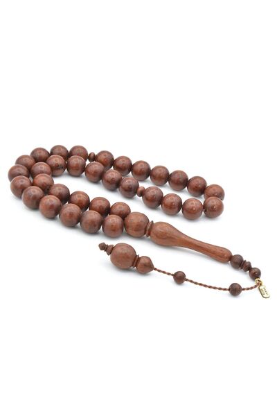 Murty99 Hakkı Usta İmzalı Sistemli Küre Kesim İri Boy Gül Ağacı Tesbih 12 Mm