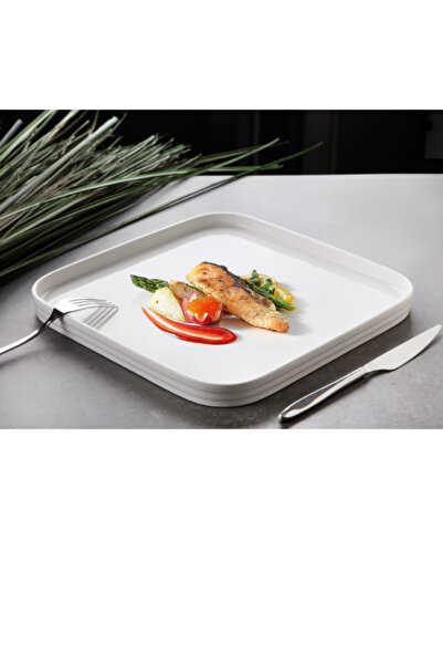 Tuğrastore KARE PORSELEN TABAK 28,5x28,4x2,2