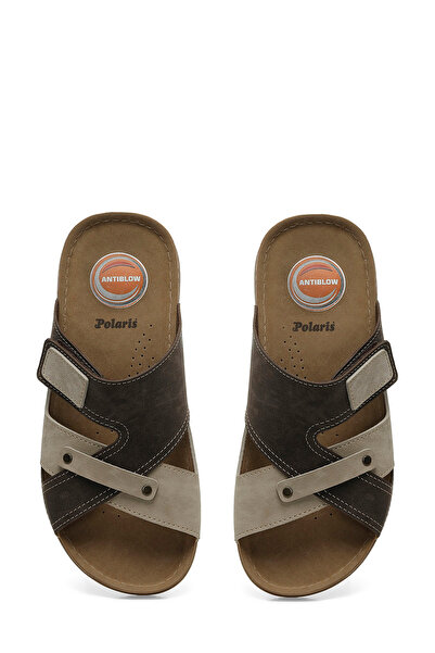 Polaris 406143.M4FX barna férfi papucs