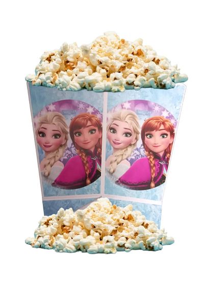 booddie Frozen Elsa Frozen Corn Box Party Celebration & Frozentema Birthday Popcorn Box 8Pcs