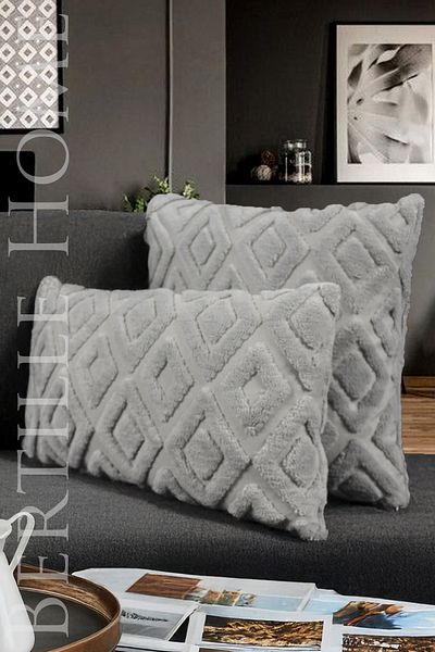 Bertille Home Husă de pernă decorativă cu două fețe Welsoft Jacquard în stil boem