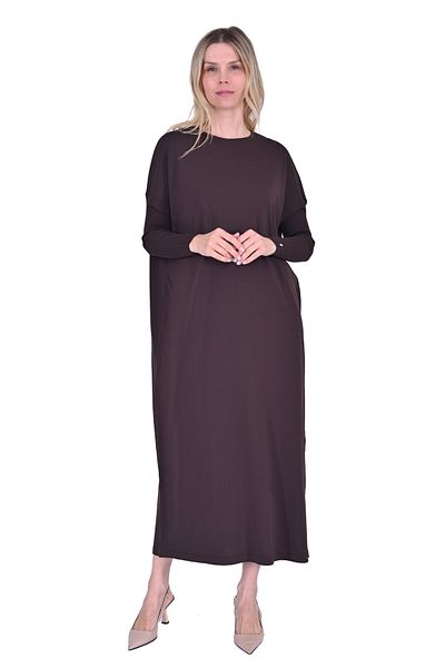 Invee Invee 5747 Brown Knitwear Dress