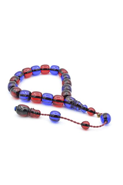 Murty99 Enes Abdo Signed Barrel Cut Claret Red Blue Clamping Amber Efe Mascot Rosary