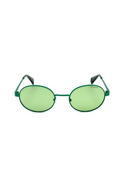 Polaroid ochelari de soare PLD 6066/S-1ED-51 unisex, rotunzi cu lentile polarizate verzi