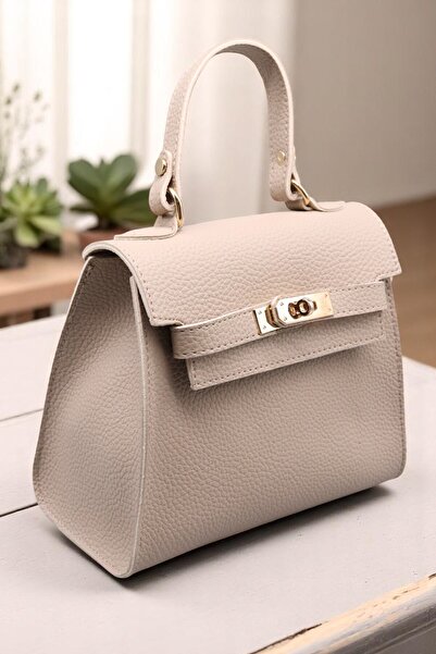 HFKY Women's Mink Front Lock Hand and Shoulder Bag Ry429