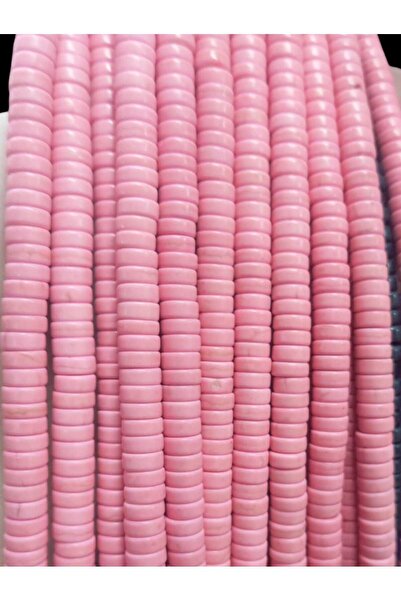 Ralp Moda 50 bucăți de mărgele cilindrice din piatră naturală