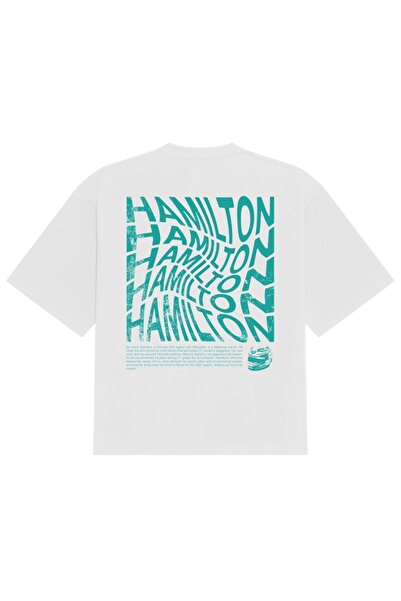 SVART WEAR HAMILTON GİRDAP Ba Štampano v Oversize kroj nisex majica