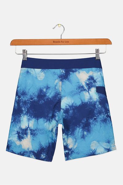 Volcom Kids Boy Tie Dye Board Short, Blue Combo