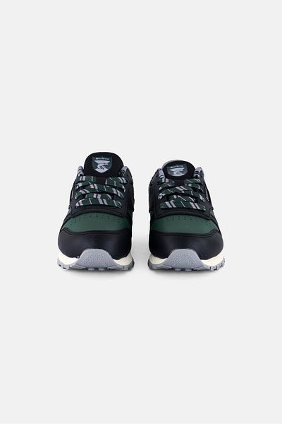 Reebok Kids Boy Lace Up Training Shoes, Black/Green Combio