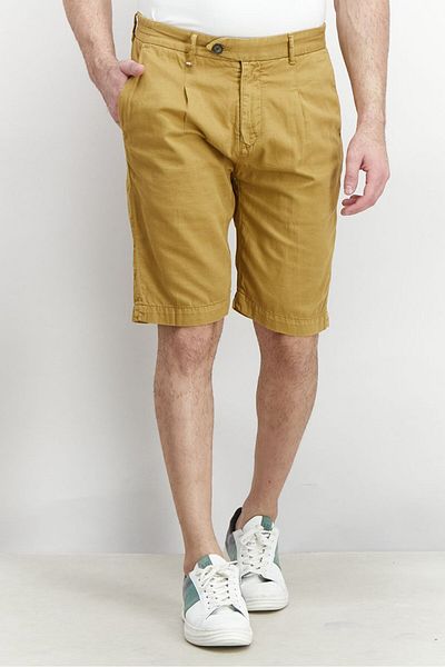 Antony Morato Men Comfortable Fit Plain 4 Pockets Shorts, Brown