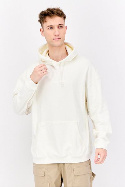 adidas Men Sportswear Fit Long Sleeves Training Sweatshirt, Off White