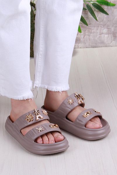 fort Smx Ez5118 Beach Sea Pool Slippers Lightweight Comfortable Flexible Women's Slippers