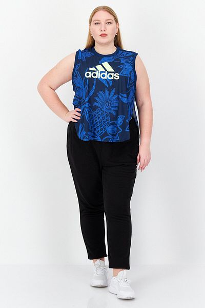 adidas Women Sportswear Fit Brand Logo Training Top, Blue