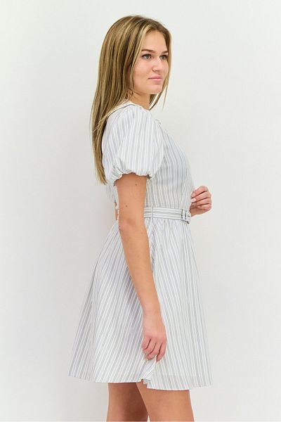 Steve Madden Women Striped Mini Dress, White