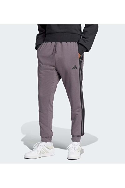adidas M 3S ft Tc Pt Basic 3-Stripe French Terry Fabric Jogger Men's Sweatpan...