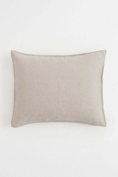 H&M Washed linen pillowcase