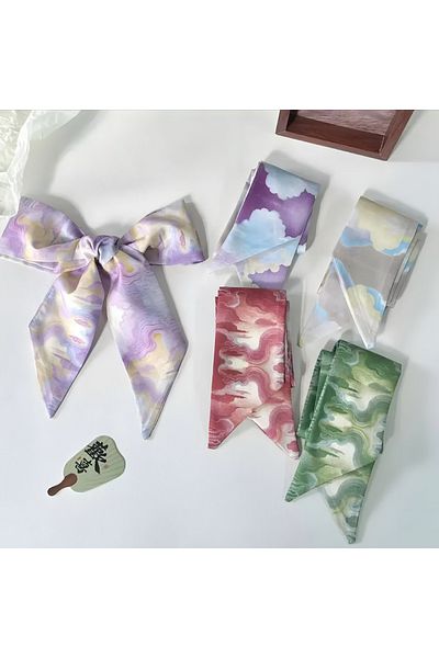 MAHLA Design Ebru Foulard, șal subțire pentru gât, accesoriu pentru geantă
