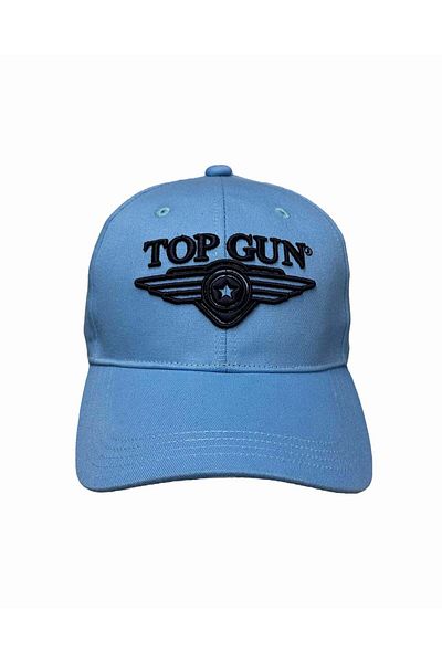 TOP GUN 3D Embroidered Logo Cap Men's Adjustable Cotton Hat Bold Raised Design for Everyday Style