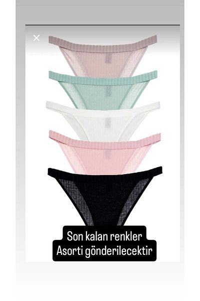 Vanilya Secret ipli Bikini 5 Συσκευασία