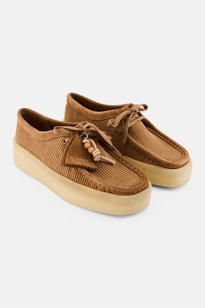 CLARKS Women Lace Up Casual Shoes, Tan