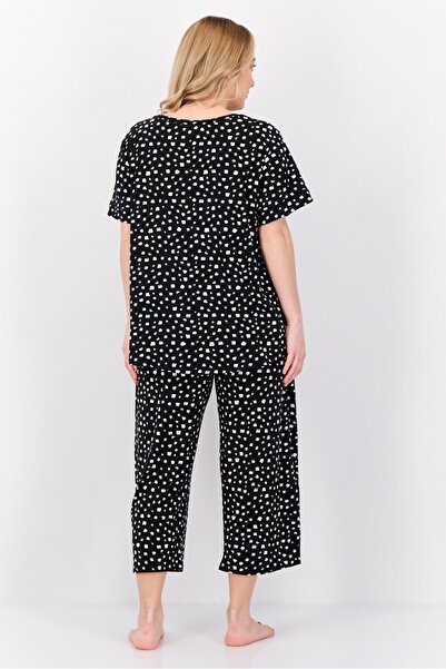 Anne Klein Women 2 Pieces Allover Print Pajama Set, Multicolor