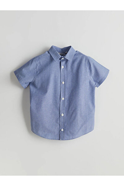 LC Waikiki LCW ECO plava majica kratkih rukava Prugasto za dečake