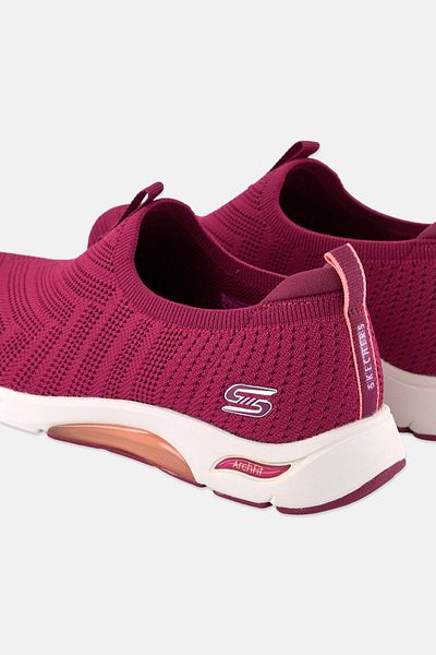 SKECHERS Women Air Arch Fit Top Pick Slip On Training Shoes, Raspberry