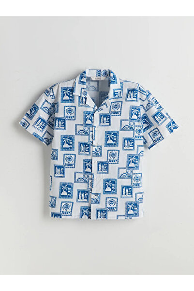 LC Waikiki LCW Dječja mornarsko plava Sa deznom majica za dečake