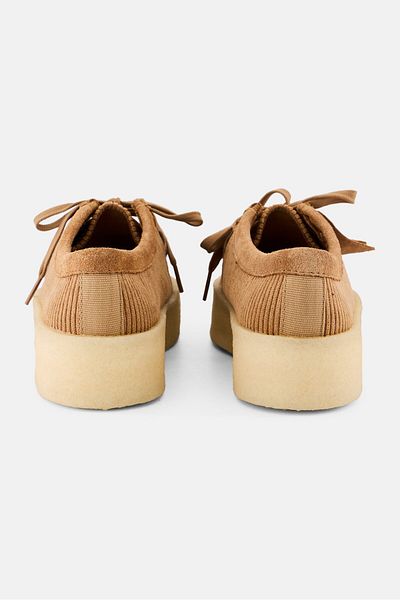 CLARKS Women Lace Up Casual Shoes, Tan
