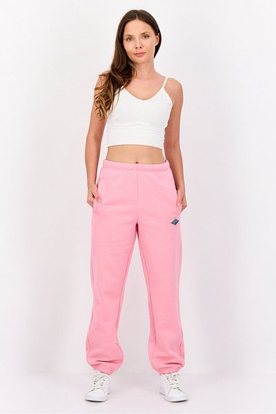 Esprit Women Brand Logo Joggers Pants, Pink