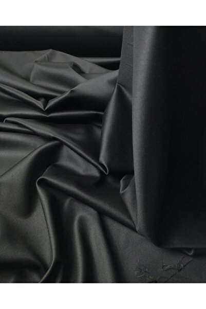 Kumaş Parça Габардин чорного кольору: 140 см