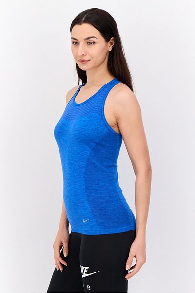 Nike Women Dri-Fit Sleeveless Running Vest, Blue